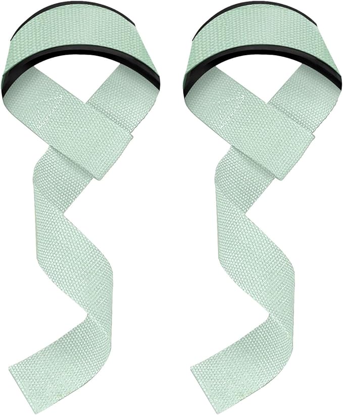 Wrist Straps for Deadlifts ā Neoprene Lifting Grips for Gym Training (Pair)