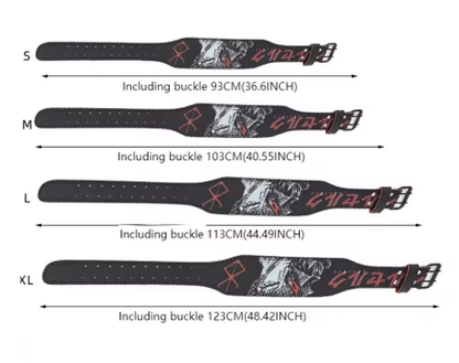 Berserk Weightlifting Belt – Heavy Duty Gym Belt for Squats & Deadlifts